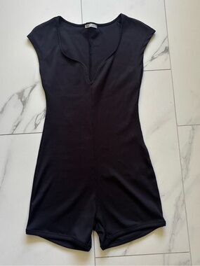 Zara Slinky Black Romper